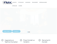 Tablet Screenshot of fmkinsaat.com